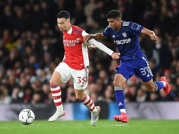 Arsenal's Martinelli Scores Past Leeds Drameh in Carabao Cup Showdown
