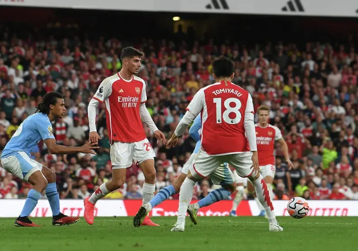 Framed Print : Arsenal's Martinelli Scores the Winner Against Manchester City (2023-24) Framed Print : Arsenal's Martinelli Scores the Winner Against Manchester City (2023-24)