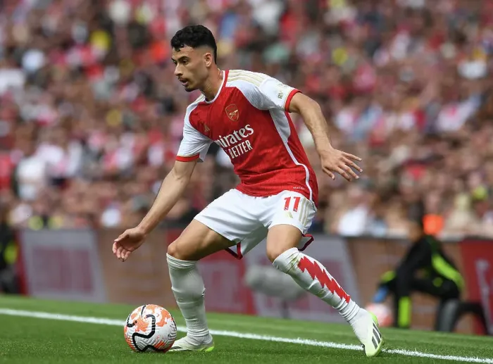 Framed Print : Arsenal's Martinelli Shines in 2023-24 Premier League Opener vs. Nottingham Forest Framed Print : Arsenal's Martinelli Shines in 2023-24 Premier League Opener vs. Nottingham Forest