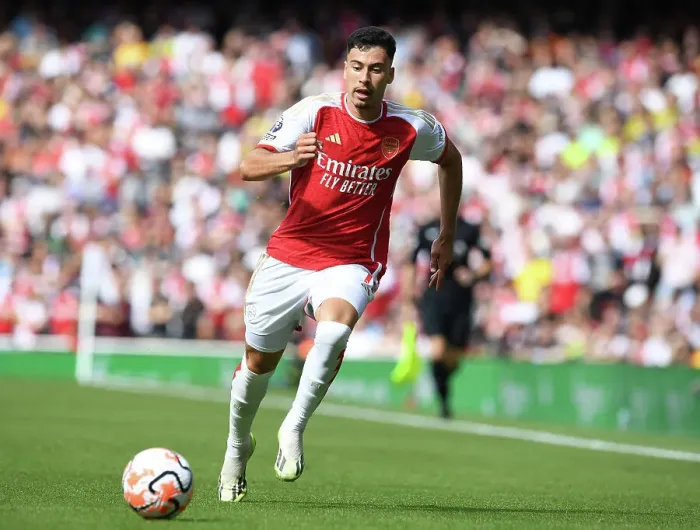 Framed Print : Arsenal's Martinelli Shines in 2023-24 Premier League Opener vs. Fulham Framed Print : Arsenal's Martinelli Shines in 2023-24 Premier League Opener vs. Fulham