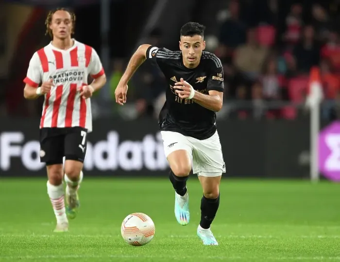 Framed Print : Arsenal's Martinelli Shines in Europa League Clash against PSV Eindhoven Framed Print : Arsenal's Martinelli Shines in Europa League Clash against PSV Eindhoven