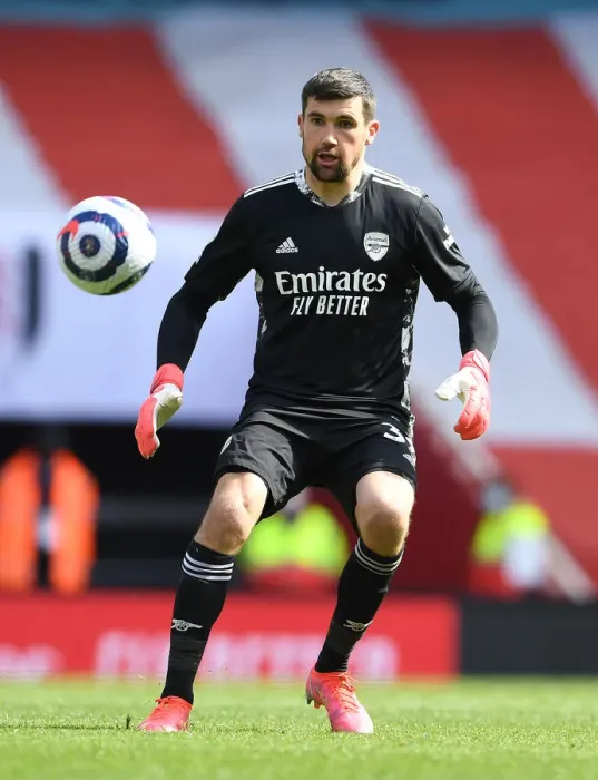 Framed Print : Arsenal's Mat Ryan in Action against Fulham at Emptied Emirates Stadium (April 2021) Framed Print : Arsenal's Mat Ryan in Action against Fulham at Emptied Emirates Stadium (April 2021)