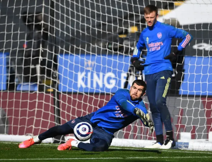 Framed Print : Arsenal's Mat Ryan Gears Up for Arsenal-Leicester Showdown at The King Power Stadium
