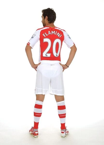 Arsenal's Mathieu Flamini at 2014-15 Photocall