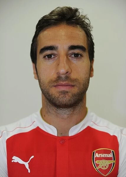 Arsenal's Mathieu Flamini at 2015-16 First Team Photocall