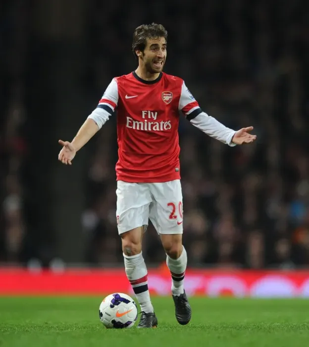 Framed Print : Arsenal's Mathieu Flamini in Action Against Swansea City (2013-14)
