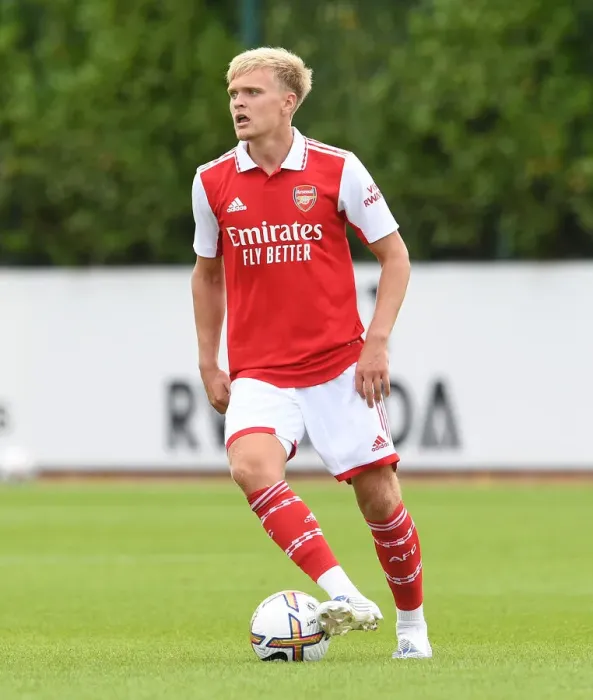 Framed Print : Arsenal's Matt Smith in Pre-Season Action Against Ipswich Town