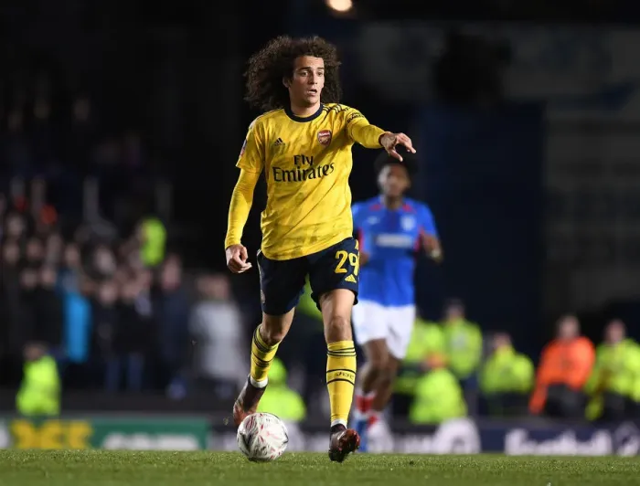 Framed Print : Arsenal's Matteo Guendouzi in Action against Portsmouth in FA Cup Fifth Round Framed Print : Arsenal's Matteo Guendouzi in Action against Portsmouth in FA Cup Fifth Round