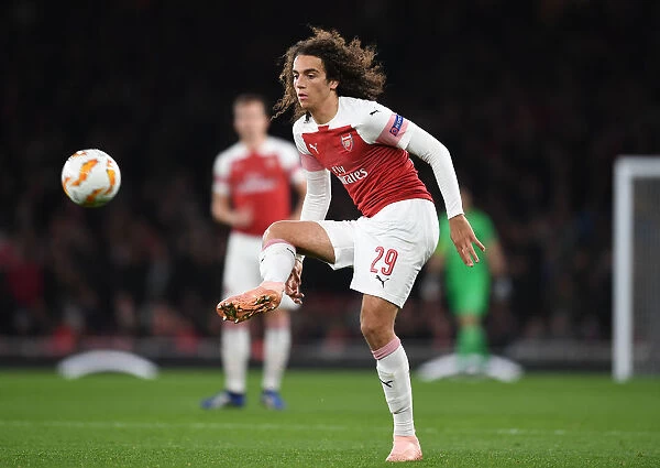 Arsenal's Matteo Guendouzi in Action against Sporting CP, UEFA Europa League 2018-19