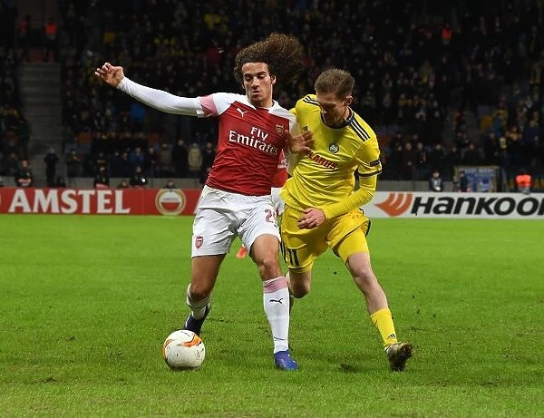 Arsenal's Matteo Guendouzi Overpowers BATE's Aleksandr Hleb in Europa League Clash