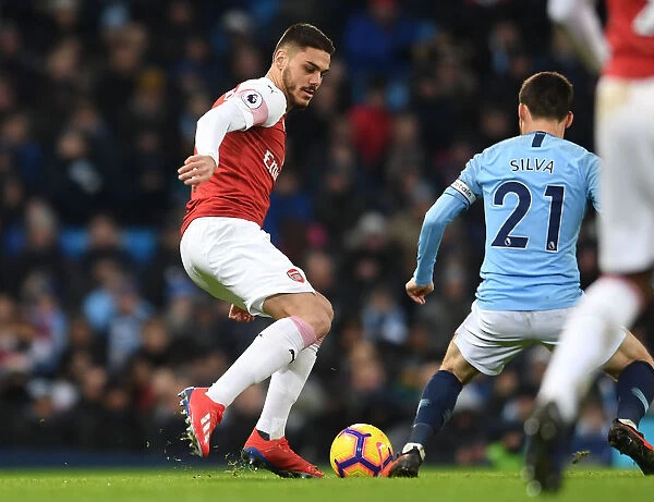Arsenal's Mavropanos Clashes with Manchester City: 2018-19 Premier League Battle
