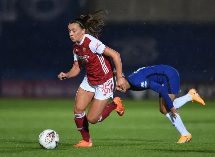 Framed Print : Arsenal's McCabe Shines in Continental Cup Clash: Chelsea Women vs Arsenal Women Framed Print : Arsenal's McCabe Shines in Continental Cup Clash: Chelsea Women vs Arsenal Women