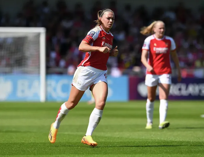Framed Print : Arsenal's McCabe Stars: FA Women's Super League Victory over Aston Villa Framed Print : Arsenal's McCabe Stars: FA Women's Super League Victory over Aston Villa