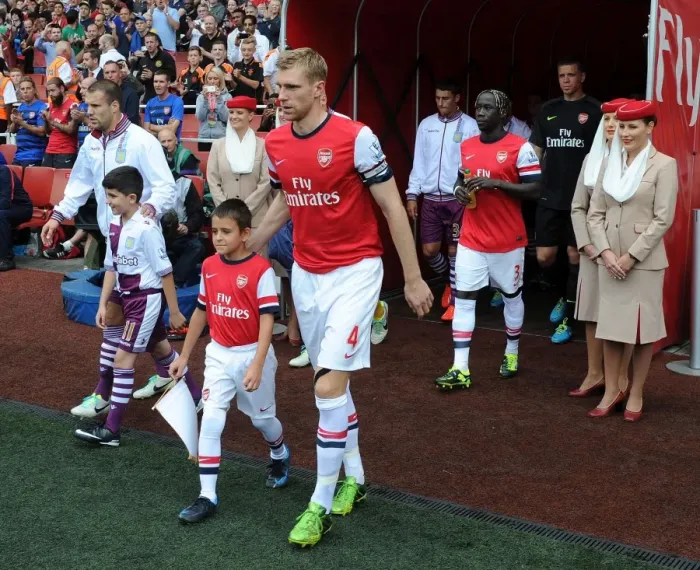 Framed Print : Arsenal's Per Mertesacker Before Arsenal vs. Aston Villa, 2013-14 Premier League Framed Print : Arsenal's Per Mertesacker Before Arsenal vs. Aston Villa, 2013-14 Premier League