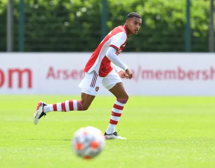 Framed Print : Arsenal's Miguel Azeez Shines in Pre-Season Match Against Watford
