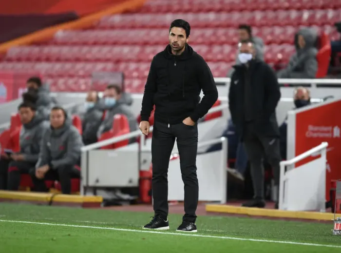 Framed Print : Arsenal's Mikel Arteta at Empty Anfield: Carabao Cup Clash vs. Liverpool, 2020 Framed Print : Arsenal's Mikel Arteta at Empty Anfield: Carabao Cup Clash vs. Liverpool, 2020
