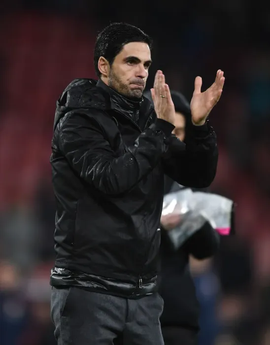 Framed Print : Arsenal's Mikel Arteta Applauds Fans after AFC Bournemouth Victory, Premier League 2019-20
