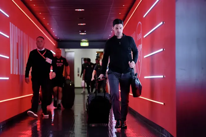 Framed Print : Arsenal's Mikel Arteta Arrives at Emirates Stadium Ahead of Arsenal v Wolverhampton Wanderers (2022-23) Framed Print : Arsenal's Mikel Arteta Arrives at Emirates Stadium Ahead of Arsenal v Wolverhampton Wanderers (2022-23)