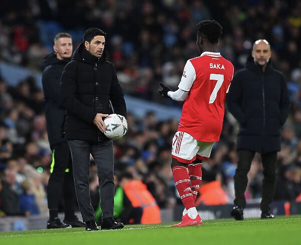 Arsenal's Mikel Arteta and Bukayo Saka Face Manchester City in Emirates FA Cup Clash