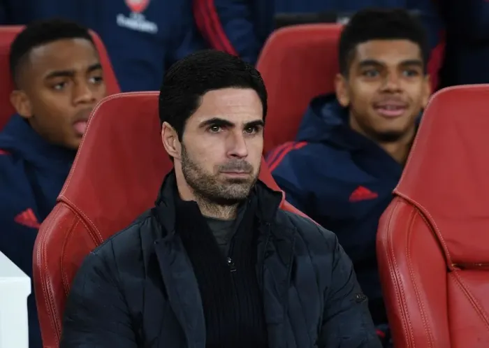 Framed Print : Arsenal's Mikel Arteta Before FA Cup Clash Against Leeds United Framed Print : Arsenal's Mikel Arteta Before FA Cup Clash Against Leeds United