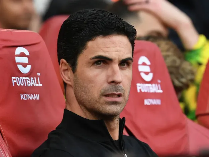 Framed Print : Arsenal's Mikel Arteta Faces Liverpool in Premier League Showdown (2022-23) Framed Print : Arsenal's Mikel Arteta Faces Liverpool in Premier League Showdown (2022-23)