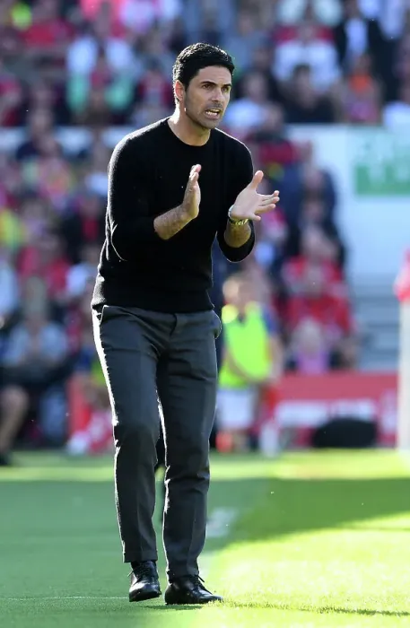 Framed Print : Arsenal's Mikel Arteta Gives Instructions vs. Nottingham Forest (May 2023)