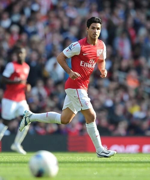 Arsenal's Mikel Arteta Leads 3-1 Victory Over Stoke City in Premier League (2011-2012)