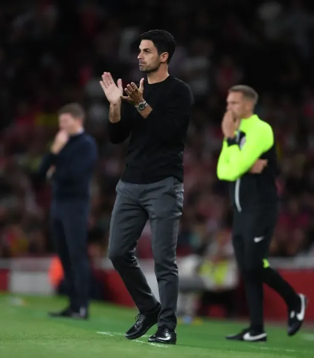 Framed Print : Arsenal's Mikel Arteta Leads the Charge Against Aston Villa in 2022-23 Premier League Framed Print : Arsenal's Mikel Arteta Leads the Charge Against Aston Villa in 2022-23 Premier League