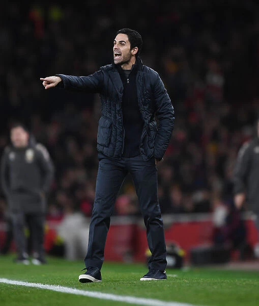 Arsenal's Mikel Arteta Leads Team Against Leeds United in FA Cup Third Round