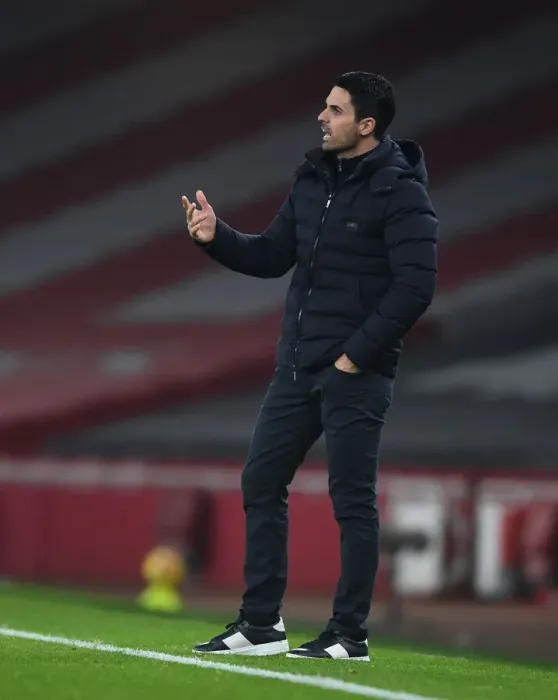 Framed Print : Arsenal's Mikel Arteta Leads Team Against Wolverhampton Wanderers in Empty Emirates Stadium (Arsenal v Wolverhampton Wanderers 2020-21) Framed Print : Arsenal's Mikel Arteta Leads Team Against Wolverhampton Wanderers in Empty Emirates Stadium (Arsenal v Wolverhampton Wanderers 2020-21)