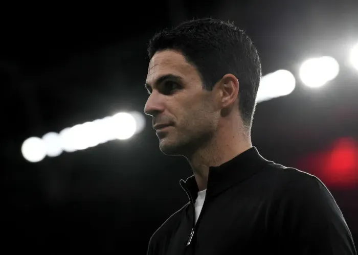 Framed Print : Arsenal's Mikel Arteta Speaks to Media After FA Cup Semi-Final vs Manchester City Framed Print : Arsenal's Mikel Arteta Speaks to Media After FA Cup Semi-Final vs Manchester City