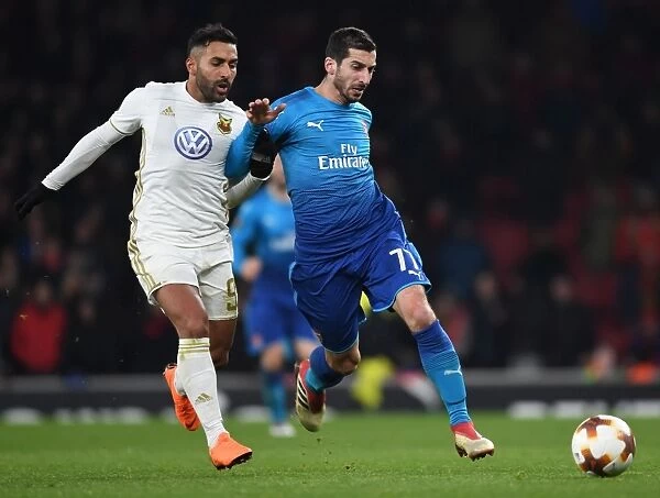 Arsenal's Mkhitaryan Clashes with Östersunds Ghoddos in Europa League Showdown