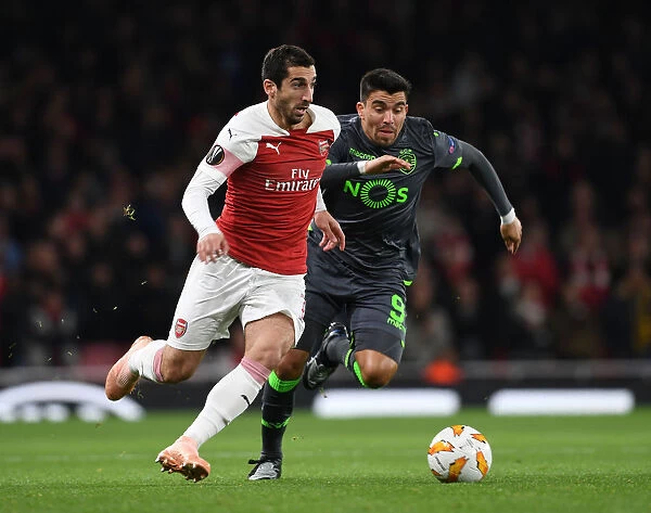 Arsenal's Mkhitaryan Clashes with Sporting's Acuna in Europa League Showdown