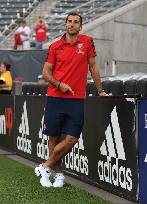 Framed Print : Arsenal's Mkhitaryan Prepares for Colorado Rapids Clash Framed Print : Arsenal's Mkhitaryan Prepares for Colorado Rapids Clash