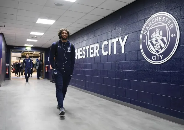 Framed Print : Arsenal's Mo Elneny Heads to Etihad Stadium for Manchester City Showdown - Premier League 2018-19