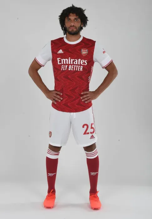 Framed Print : Arsenal's Mo Elneny in Training: 2020-21 Season