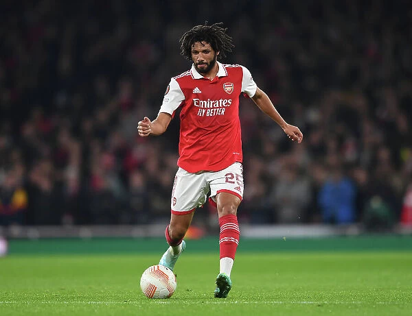 Arsenal's Mohamed Elneny in Action: Arsenal vs FC Zurich, UEFA Europa League 2022-23
