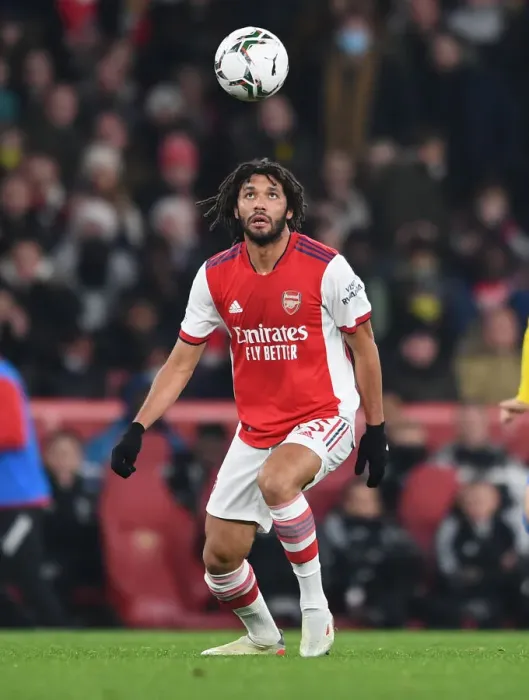 Framed Print : Arsenal's Mohamed Elneny in Carabao Cup Quarterfinal Action Against Sunderland