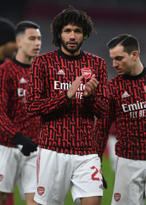 Framed Print : Arsenal's Mohamed Elneny Gears Up for FA Cup Clash Against Newcastle United Framed Print : Arsenal's Mohamed Elneny Gears Up for FA Cup Clash Against Newcastle United