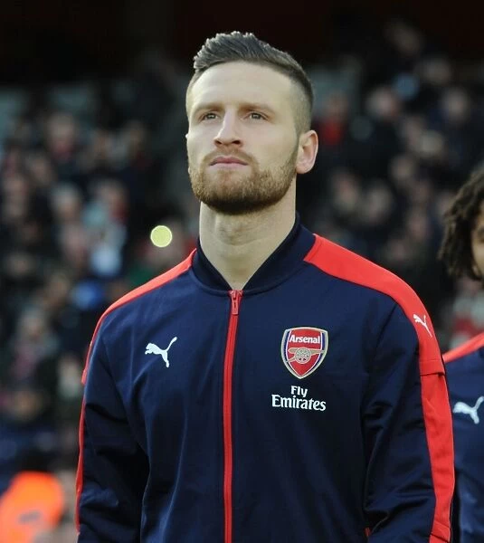 Arsenal's Mustafi in Action against AFC Bournemouth, Premier League 2016 / 17