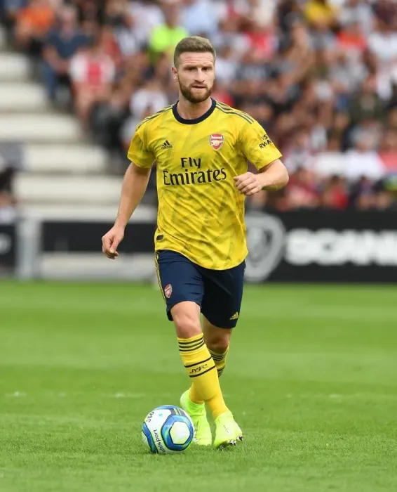 Framed Print : Arsenal's Mustafi in Action: Angers Friendly, July 2019 Framed Print : Arsenal's Mustafi in Action: Angers Friendly, July 2019