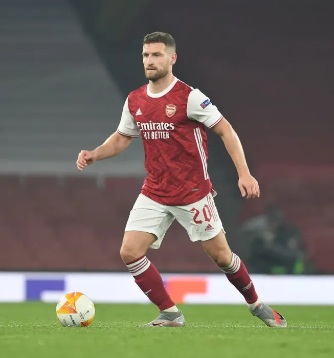 Framed Print : Arsenal's Mustafi in Action: Arsenal vs Molde - Europa League 2020-21 Framed Print : Arsenal's Mustafi in Action: Arsenal vs Molde - Europa League 2020-21