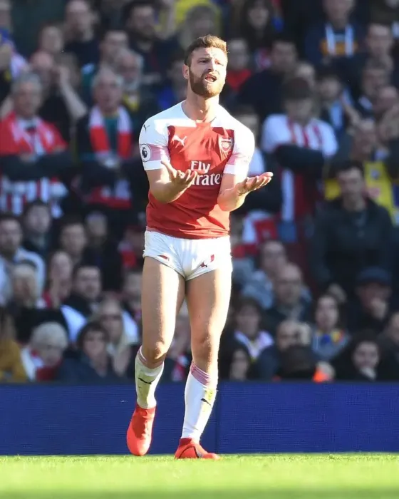 Framed Print : Arsenal's Mustafi in Action: Arsenal vs Southampton, Premier League 2018-19, Emirates Stadium