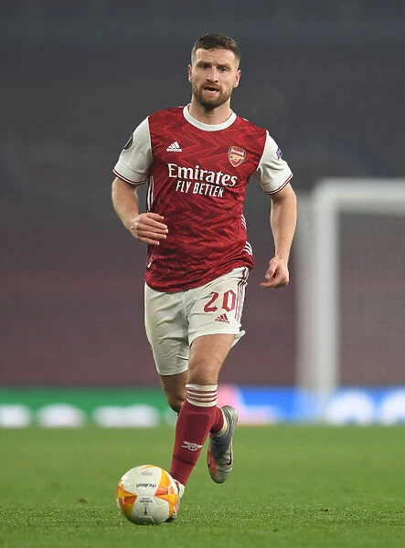 Arsenal's Mustafi in Action against Molde in Europa League Group Stage