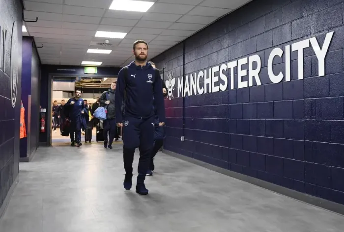 Framed Print : Arsenal's Mustafi Arrives at Etihad Stadium Ahead of Manchester City Clash - Premier League 2018-19 Framed Print : Arsenal's Mustafi Arrives at Etihad Stadium Ahead of Manchester City Clash - Premier League 2018-19