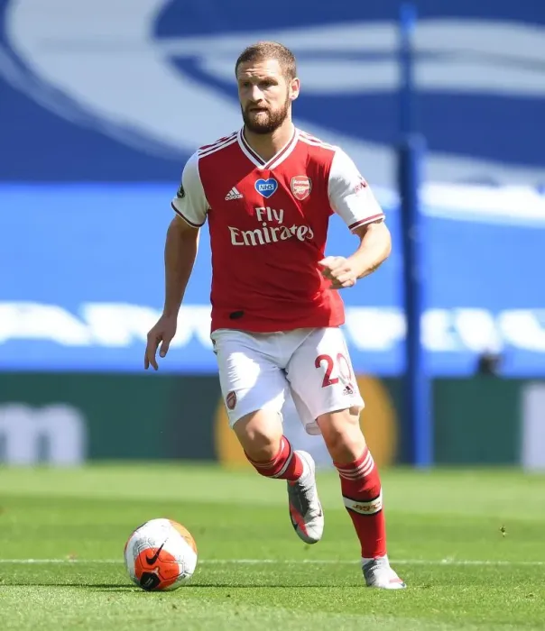Framed Print : Arsenal's Mustafi at Empty Brighton Stadium: Premier League Match Amid Coronavirus Pandemic Framed Print : Arsenal's Mustafi at Empty Brighton Stadium: Premier League Match Amid Coronavirus Pandemic