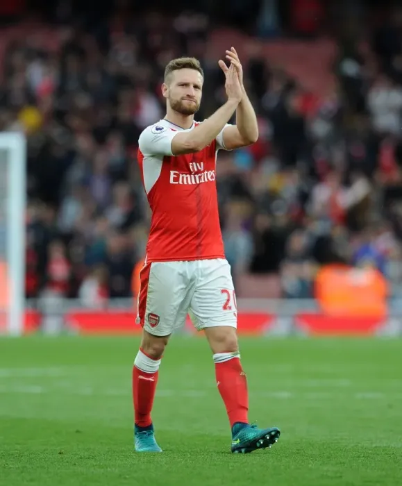 Framed Print : Arsenal's Mustafi Celebrates with Fans: Arsenal's Victory over Swansea City (2016-17) Framed Print : Arsenal's Mustafi Celebrates with Fans: Arsenal's Victory over Swansea City (2016-17)