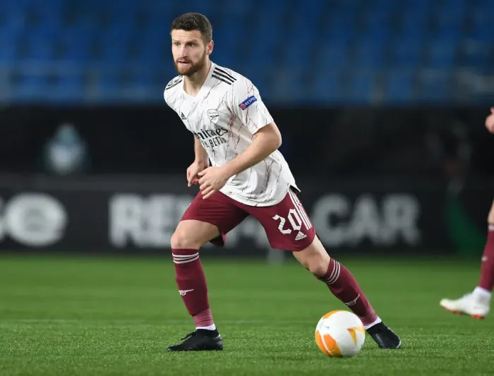 Framed Print : Arsenal's Mustafi Faces Molde in Europa League Group Stage Framed Print : Arsenal's Mustafi Faces Molde in Europa League Group Stage