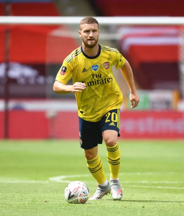 Framed Print : Arsenal's Mustafi Faces Off Against Sheffield United in FA Cup Quarterfinal
