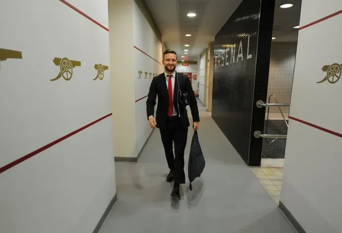 Framed Print : Arsenal's Mustafi Gears Up for Ludogorets Showdown in 2016-17 Champions League